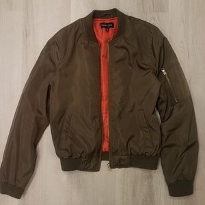 Army Green Bomber Jacket